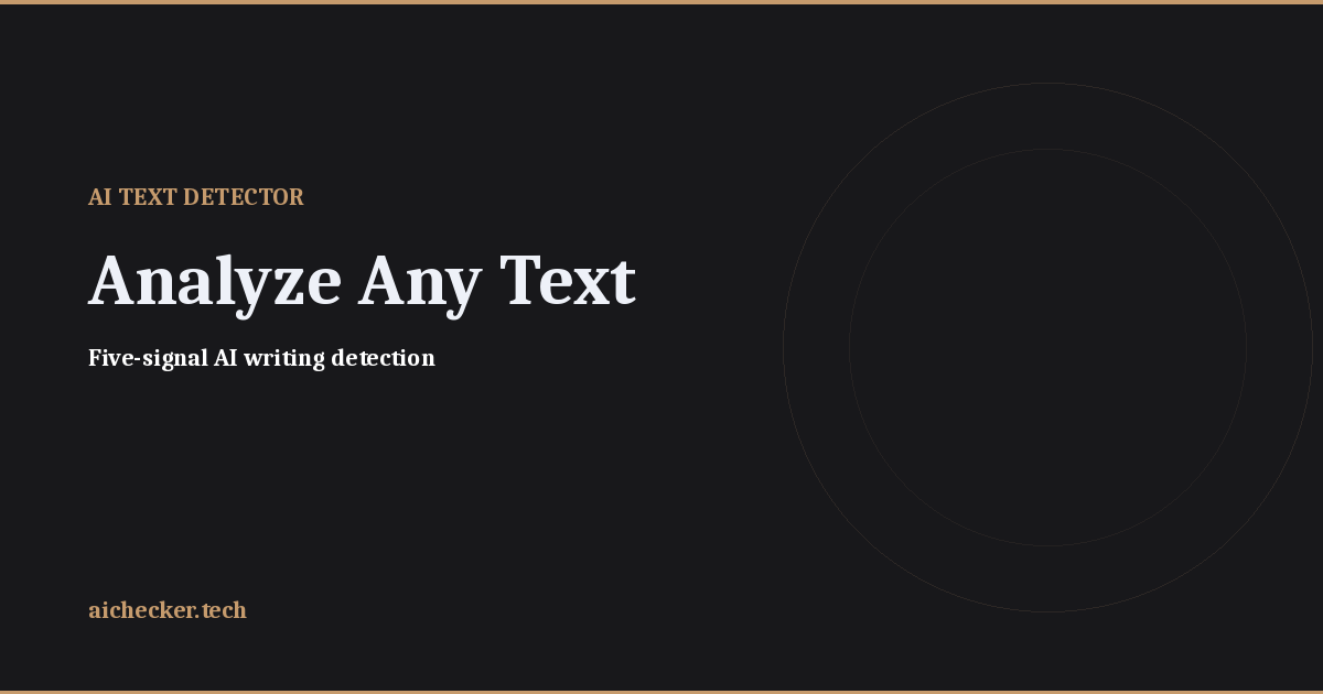 AI Text Detector - Free AI Writing Detection Tool